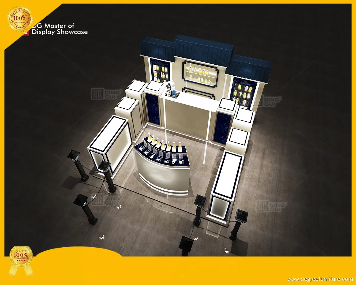 DG Display Showcase | high end showcase perfume overseas market 1