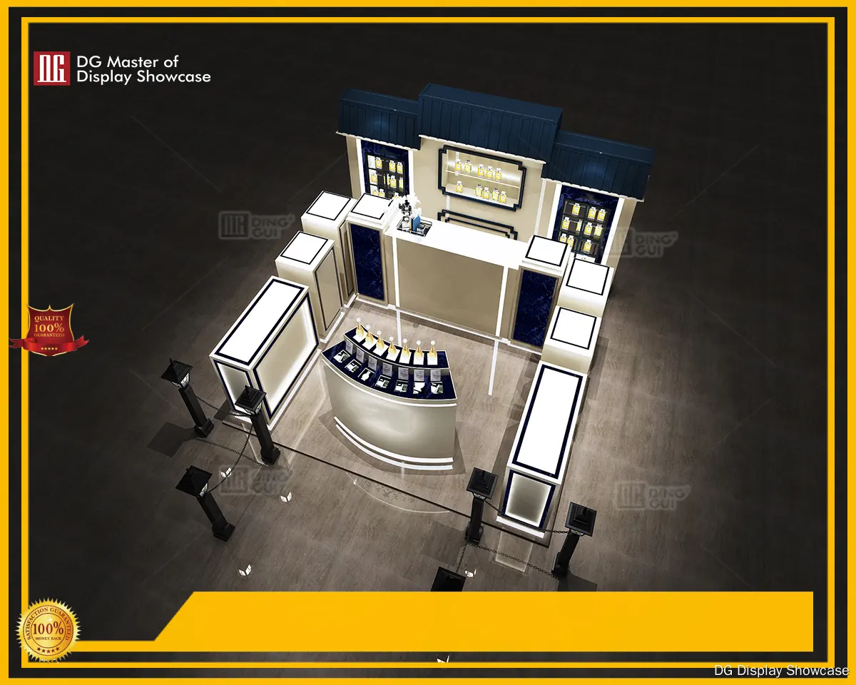 personalized perfume displays for perfume | DG Display Showcase 1