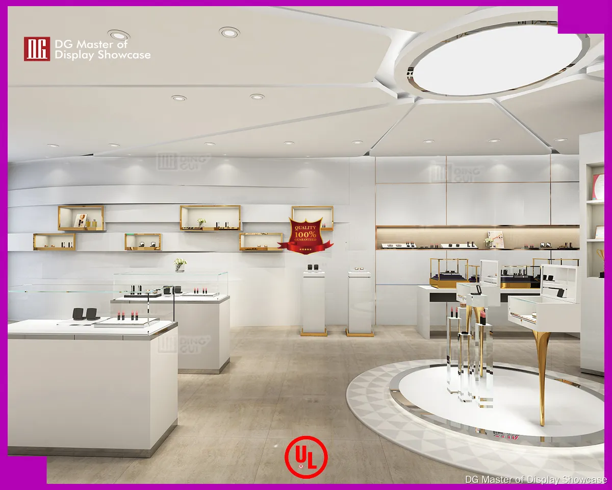 high end Custom Perfume Kiosk manufacturer | DG Display Showcase 1