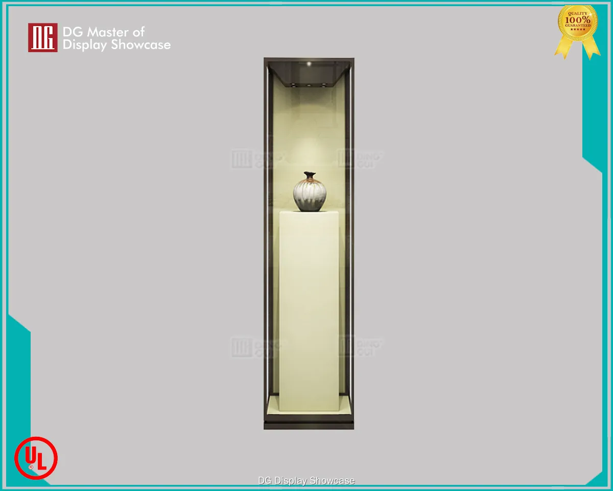 Professional upright glass display cabinet wholesale | DG Display Showcase 1