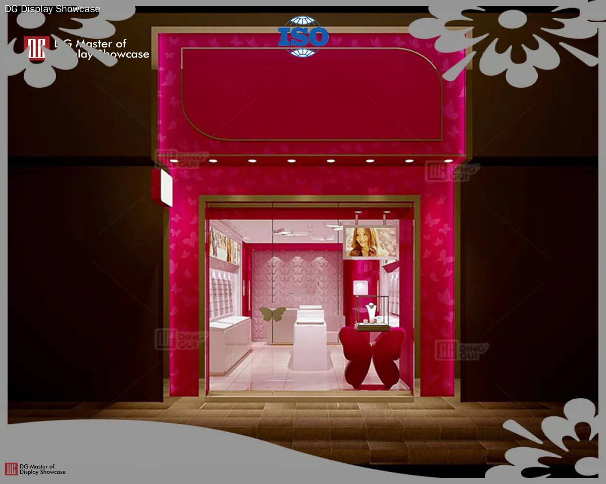 custom perfume table display supplier | DG Display Showcase 1