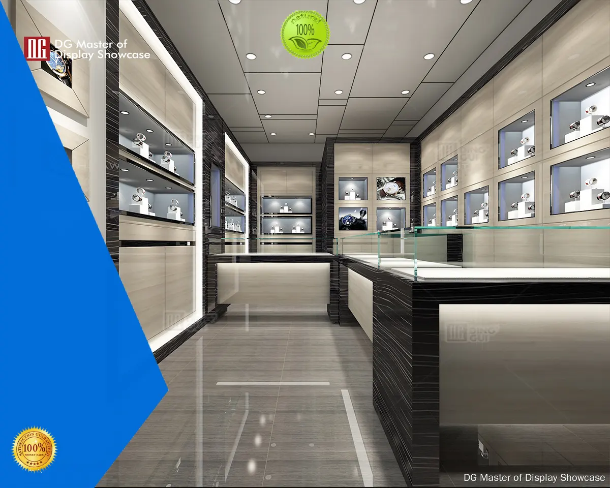 personalized Watch Showcase company design solution | DG Display Showcase 1