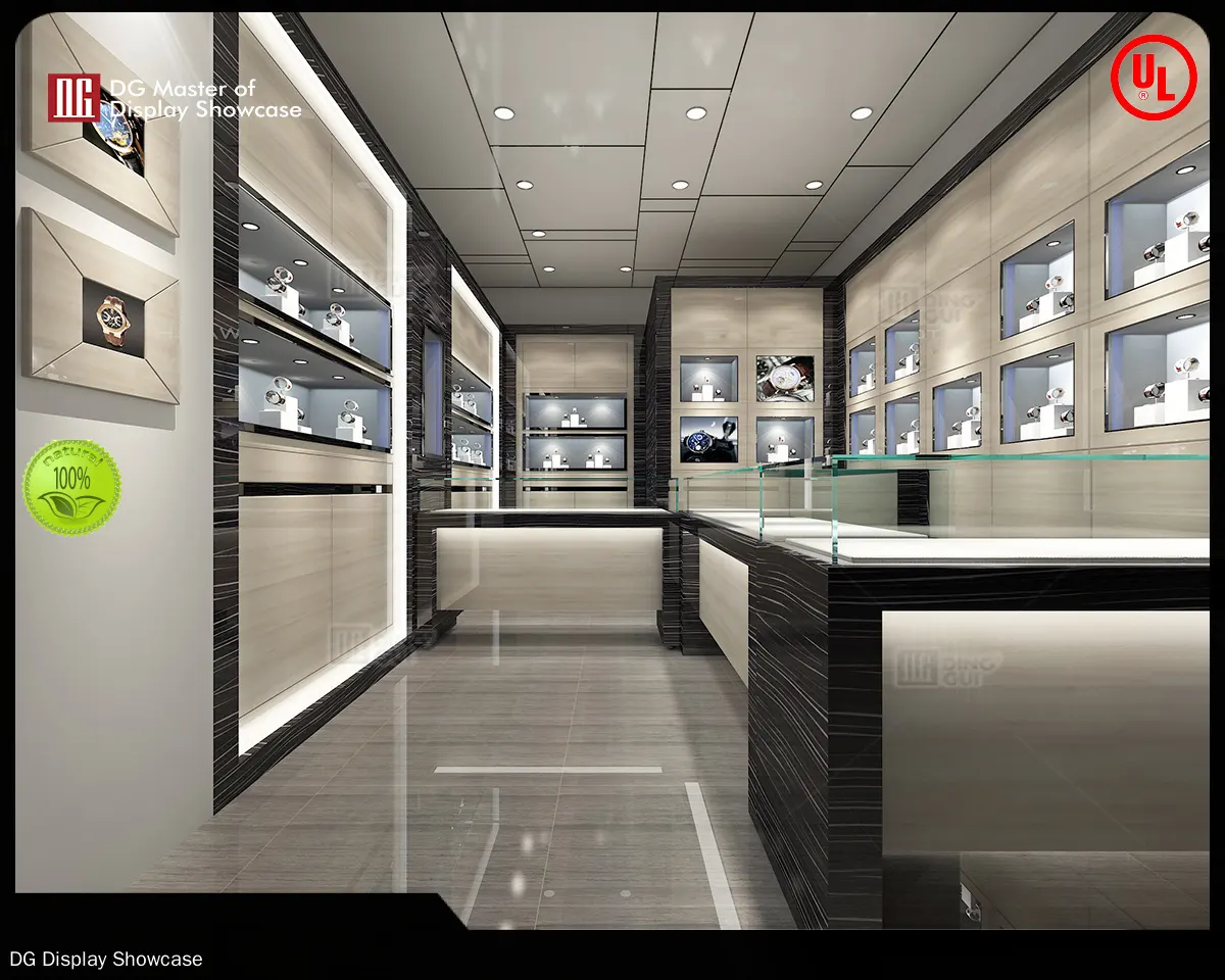 high end watch display showcase design solution | DG Display Showcase 1