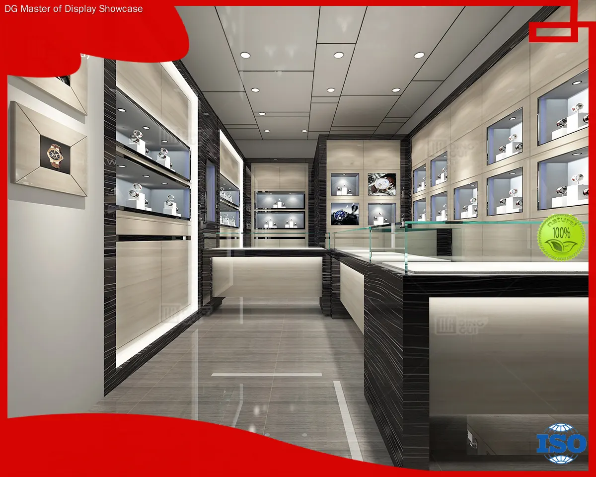 Custom showcase for watches for watch Manufacturer | DG Display Showcase 1