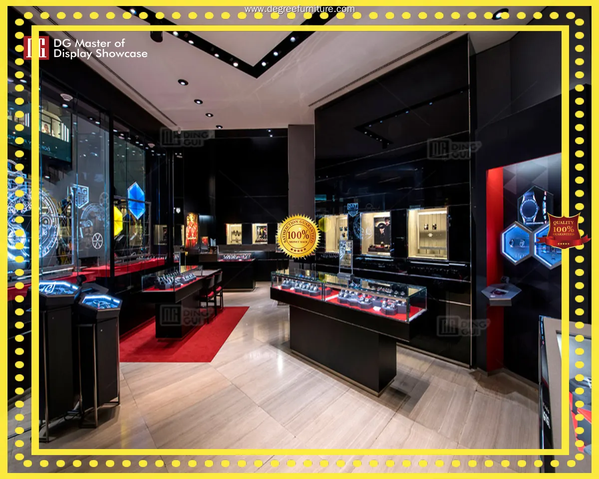 Custom wholesale Watch Showcase national standard Manufacturer | DG Display Showcase 1