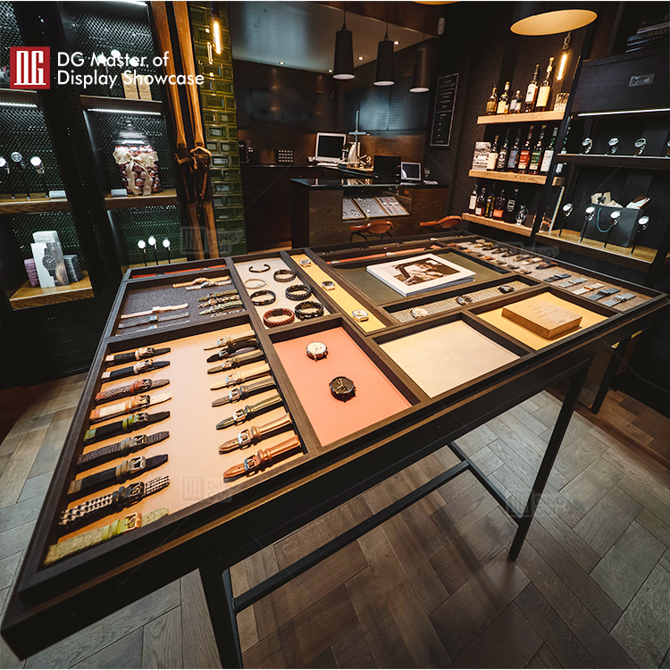 high end pocket watch showcase with custom services | DG Display Showcase 9