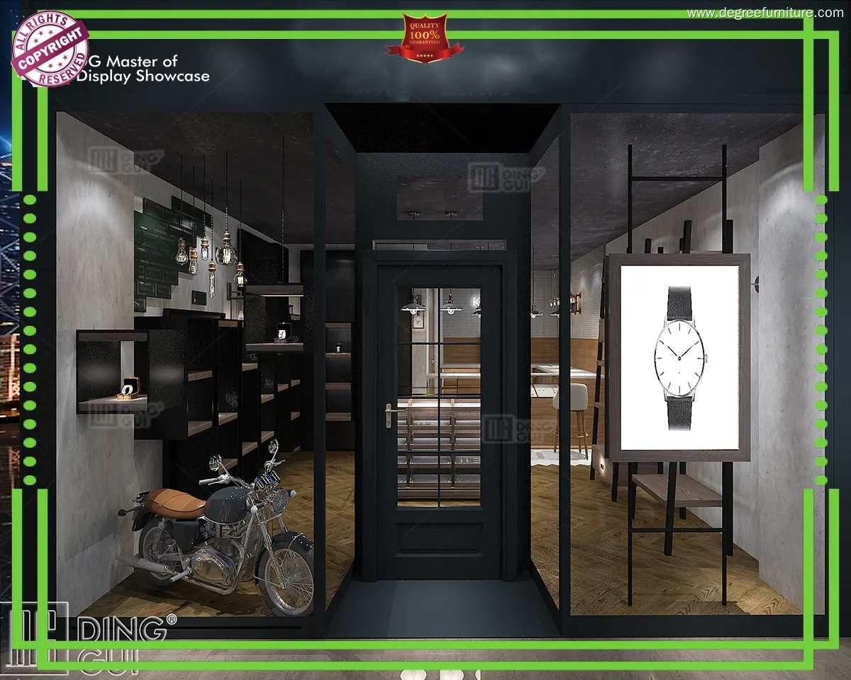 high end wrist watch showcase national standard | DG Display Showcase 1