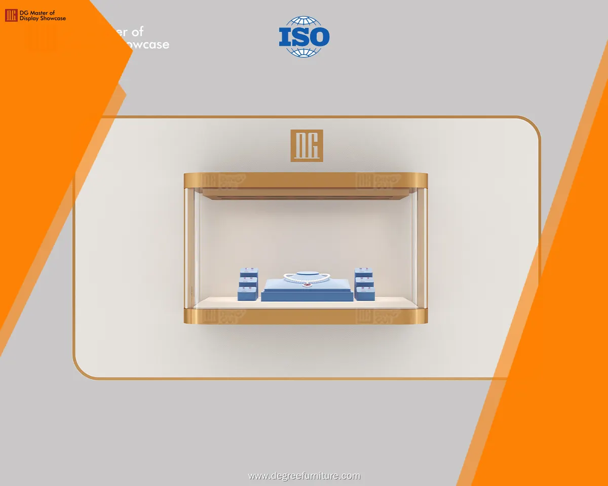 Custom black showcase cabinet supplier Manufacturer | DG Display Showcase 1