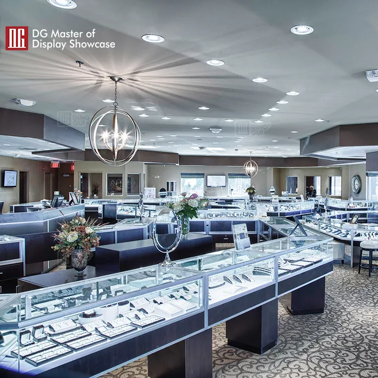 DG Display Showcase | bepoke jewellery display cabinet top brand 7