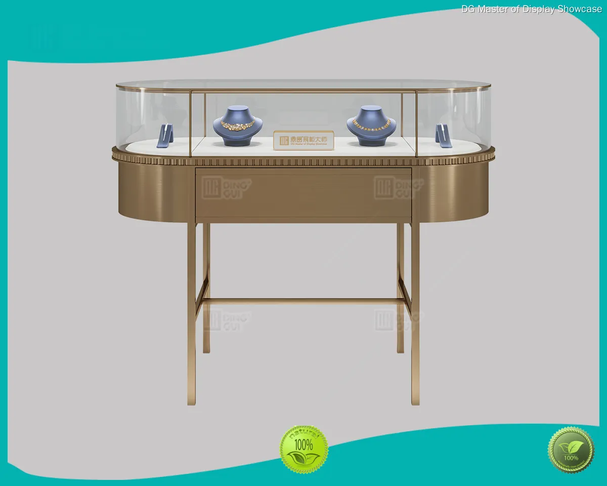 DG Display Showcase | high end front opening glass display case supplier 1