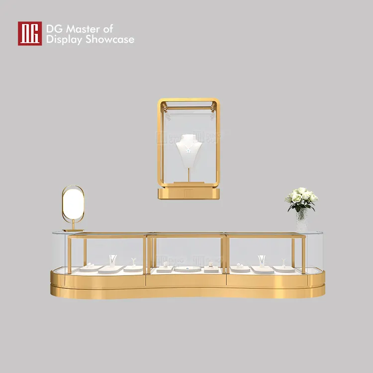 Custom jewelry display cases factory Manufacturer | DG Display Showcase 4