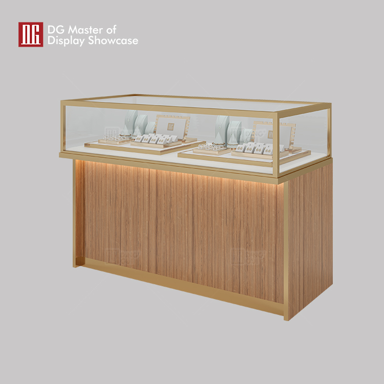 Custom jewelry store display cases wholesale Manufacturer | DG Display Showcase 8