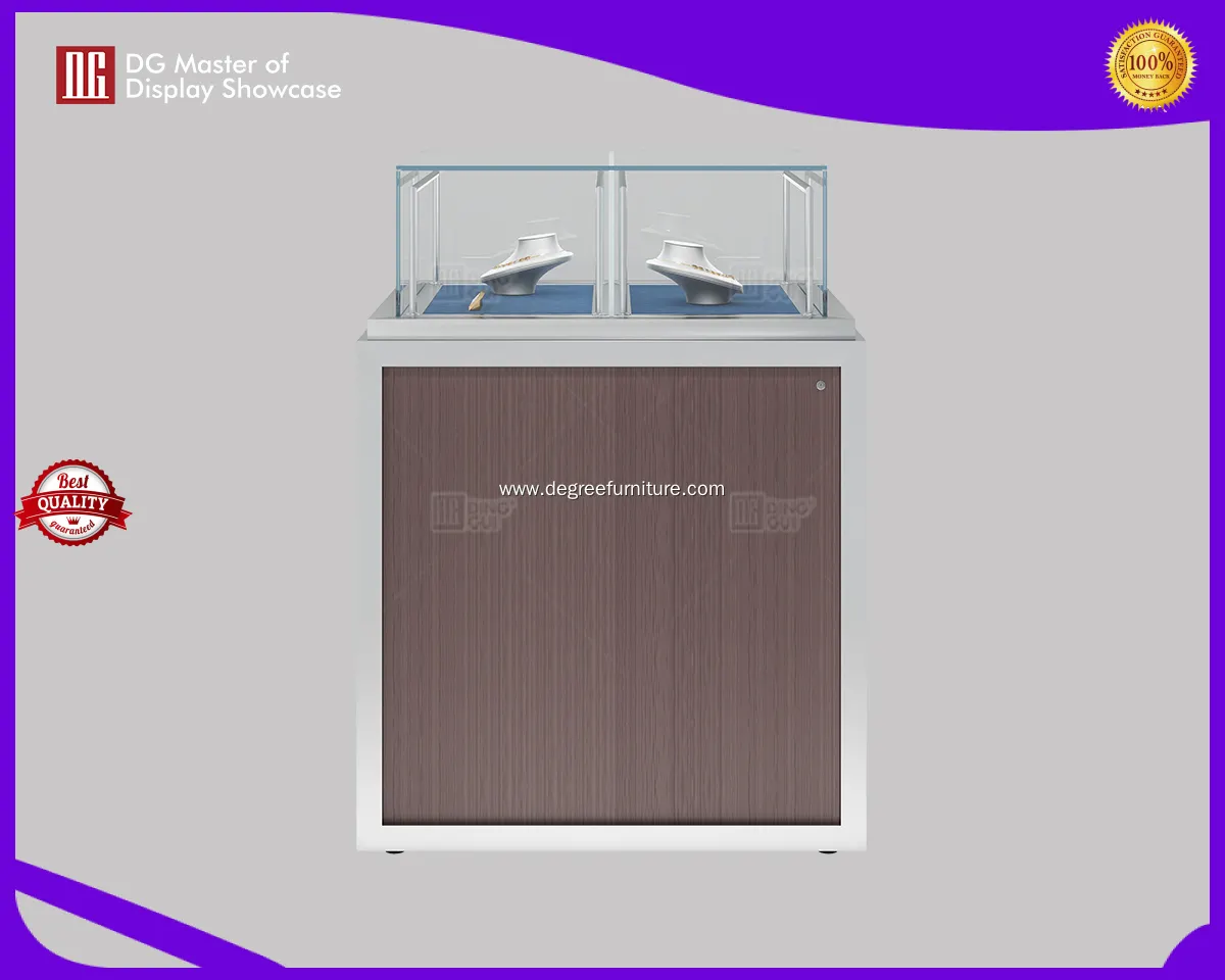 Custom front opening glass display case supplier Manufacturer | DG Display Showcase 1
