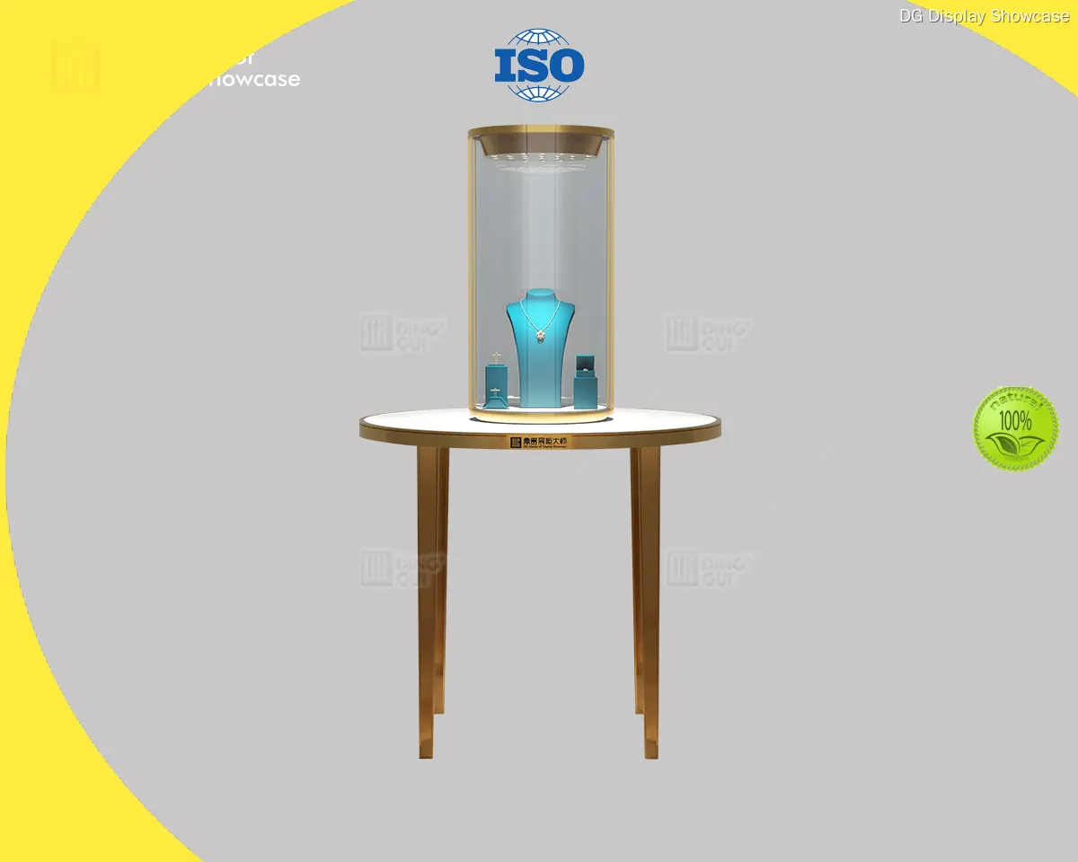 DG Display Showcase | custom free standing glass display case factory 1