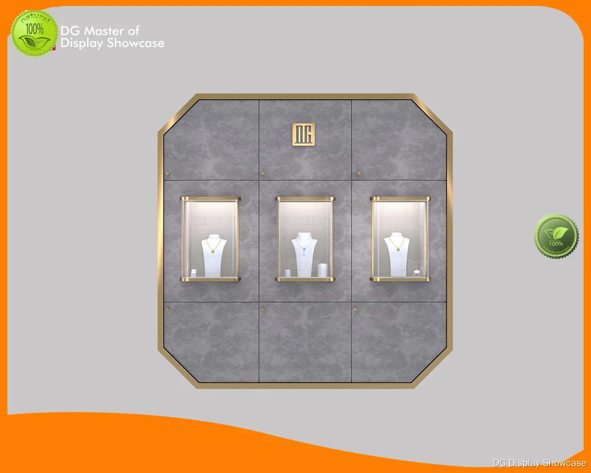 Custom black showcase cabinet wholesale Manufacturer | DG Display Showcase 1