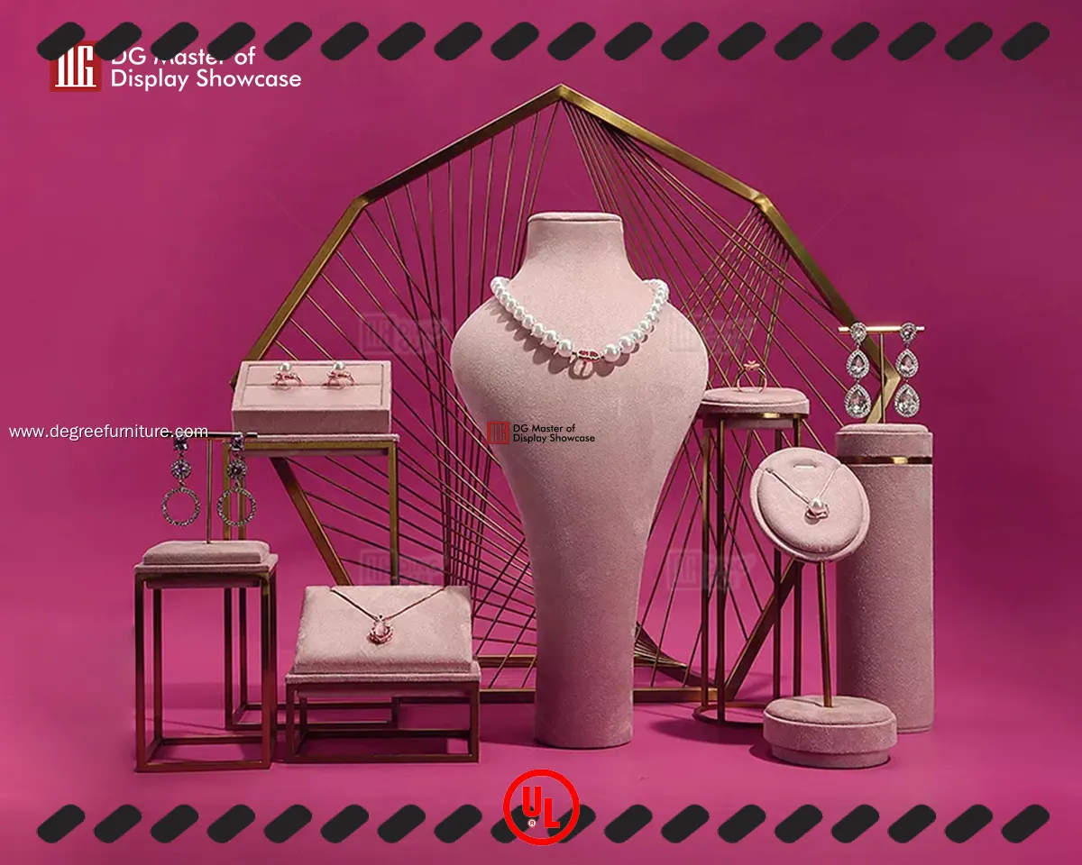 black velvet jewelry displays at Wholesale Prices | DG Display Showcase 1