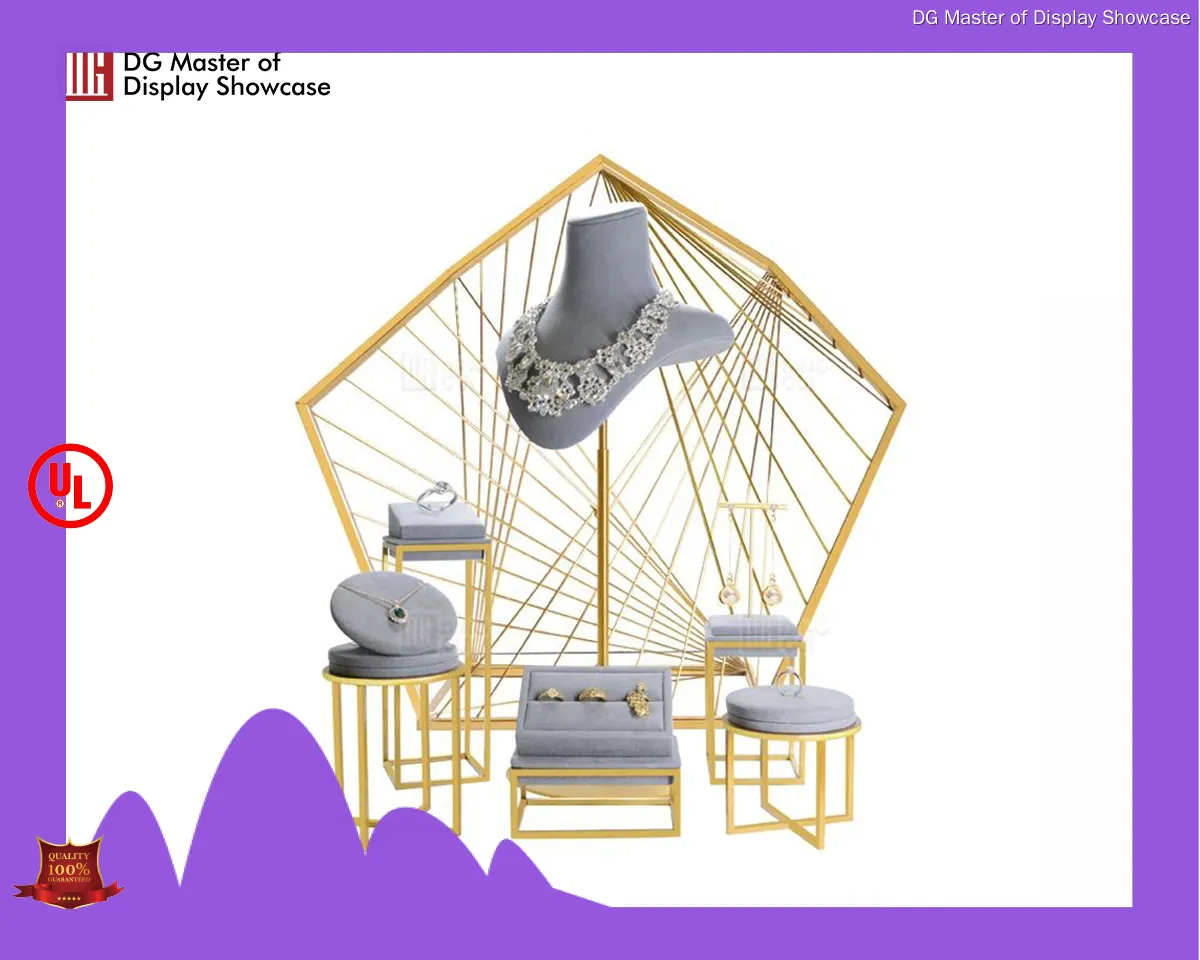 DG Display Showcase | professional necklace jewelry stand design solution 1