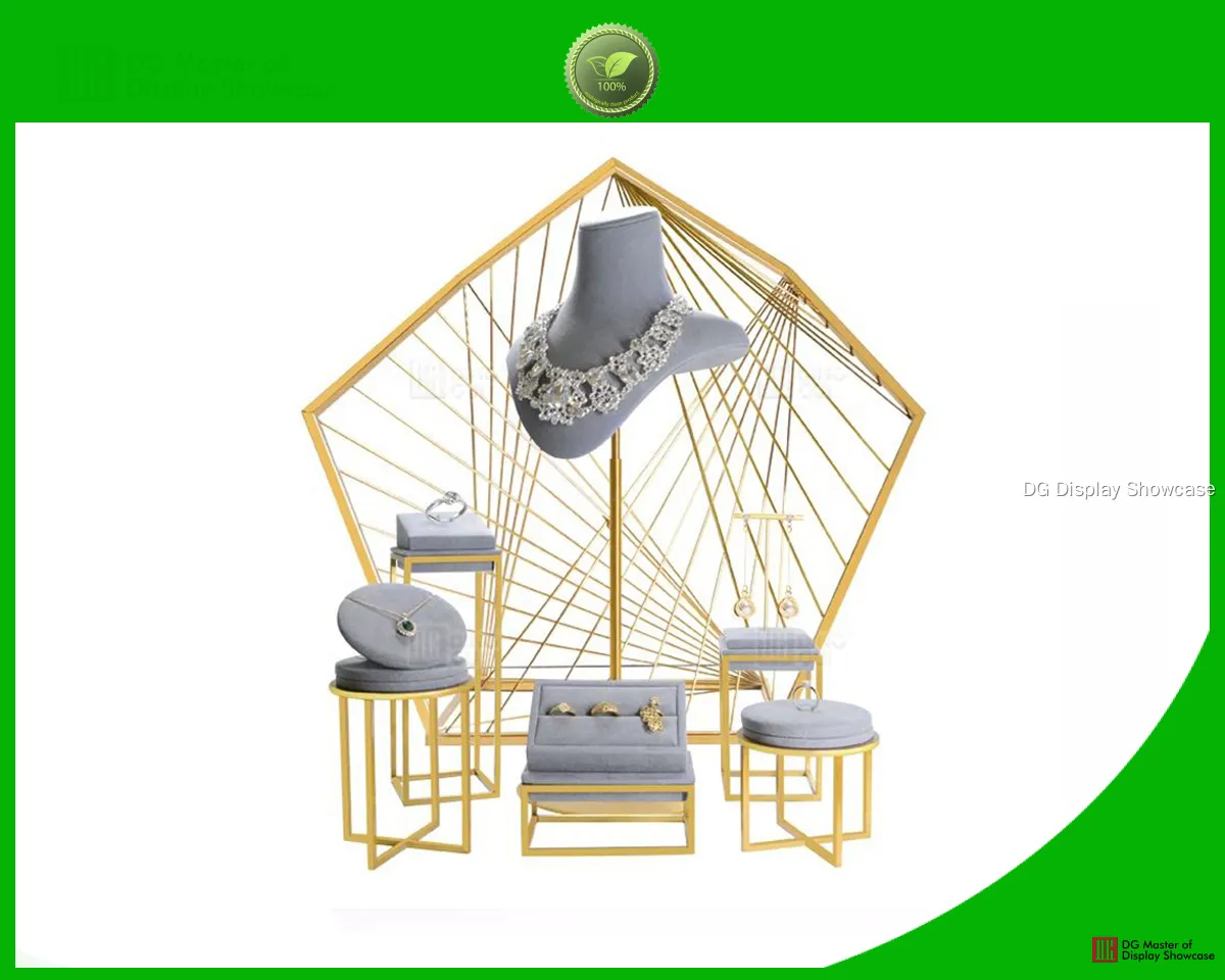 DG Display Showcase | custom jewelry display racks wholesale 1