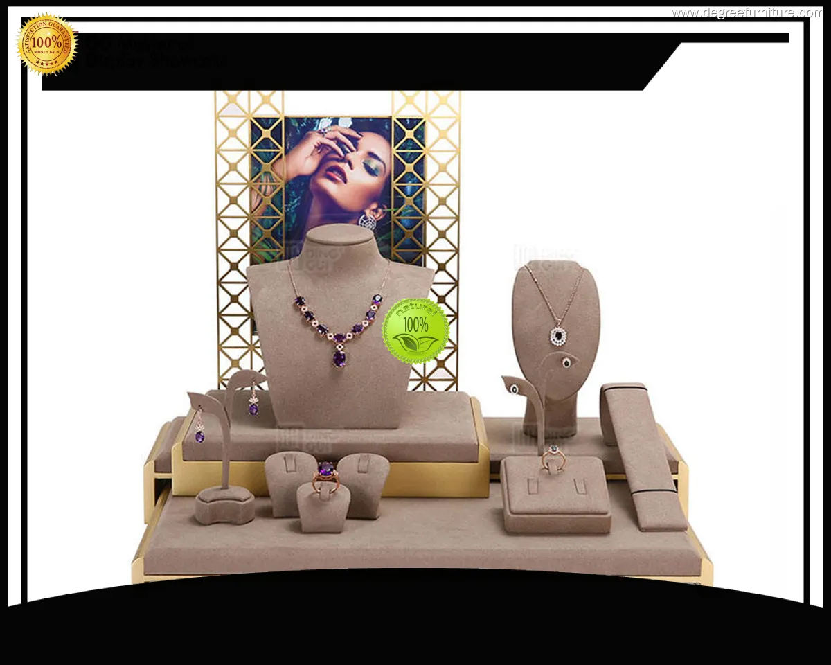 Custom black velvet jewelry trays manufacturer Manufacturer | DG Display Showcase 1