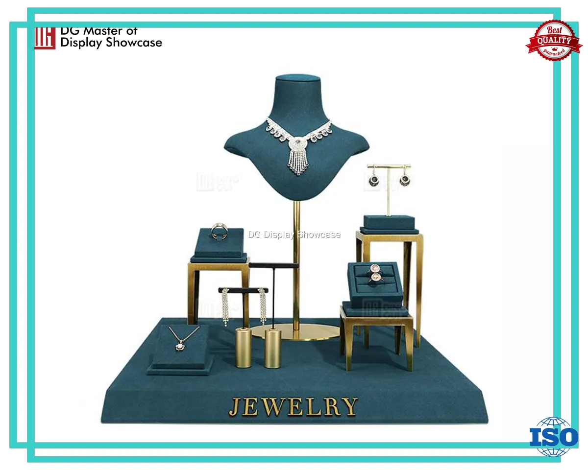 DG Display Showcase | fine quality black jewelry organizer design solution 1