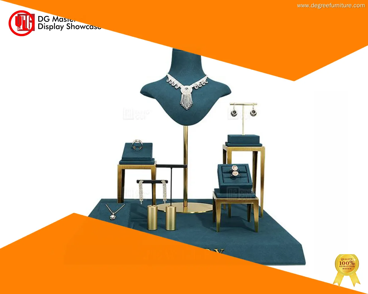 DG Display Showcase | fine quality velvet jewelry displays factory 1
