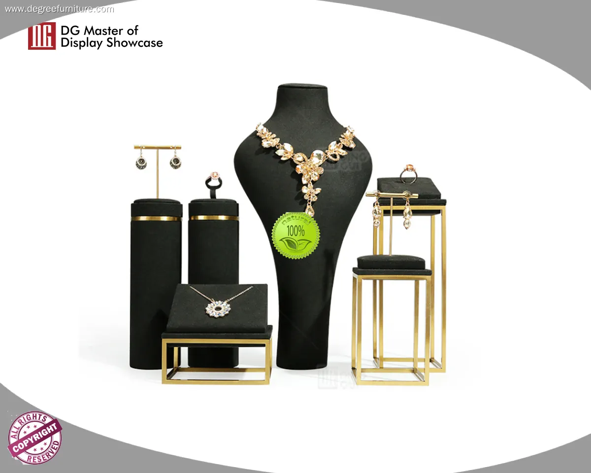 Custom velvet jewelry trays manufacturer Manufacturer | DG Display Showcase 1