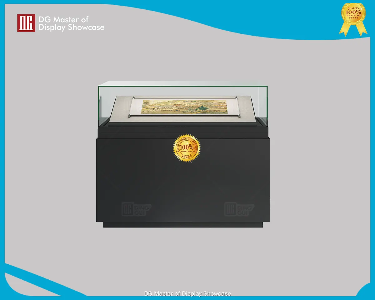Custom museum display cases with drawers design solution Manufacturer | DG Display Showcase 1