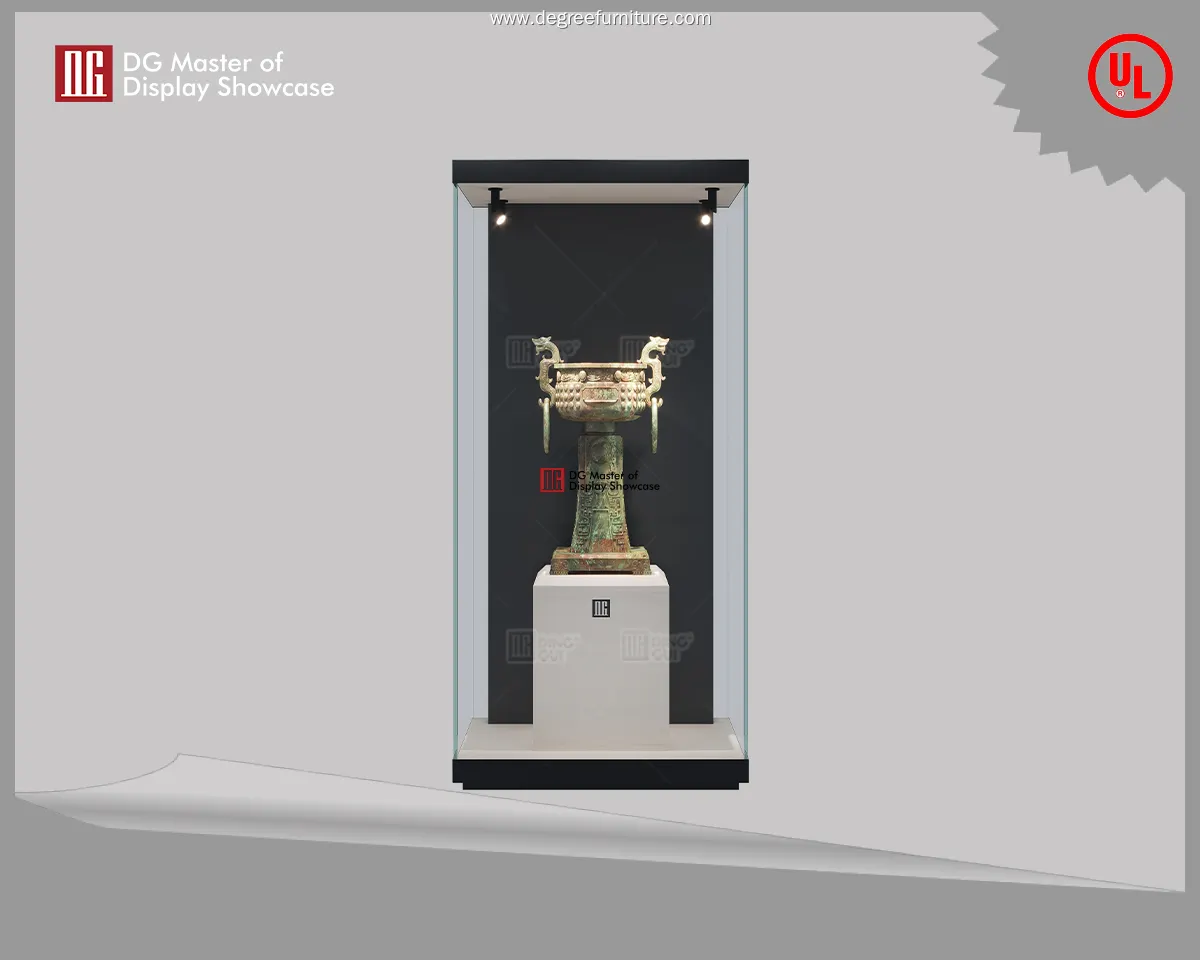 DG Display Showcase | custom museum quality display cases design solution 1