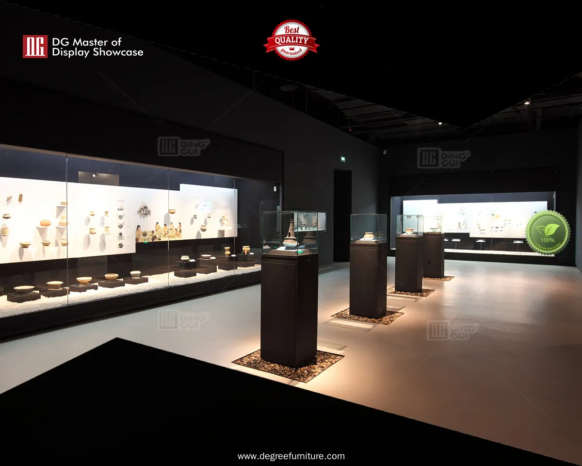 DG Display Showcase | custom Museum Display Cabinet design solution 1
