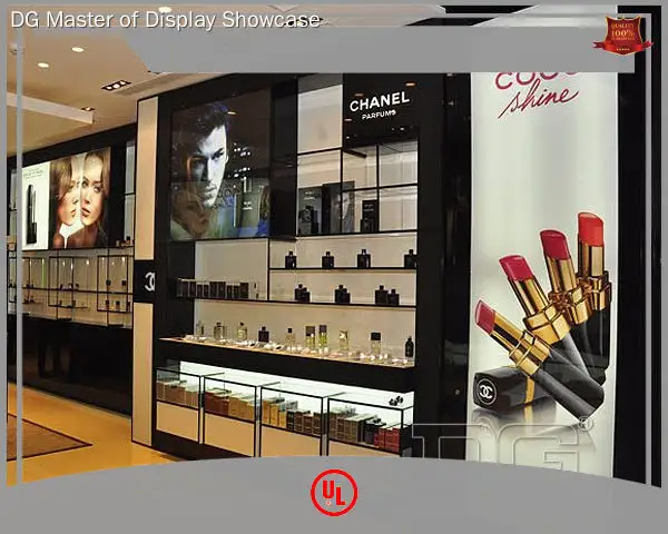 DG Display Showcase | custom perfume displays factory 1