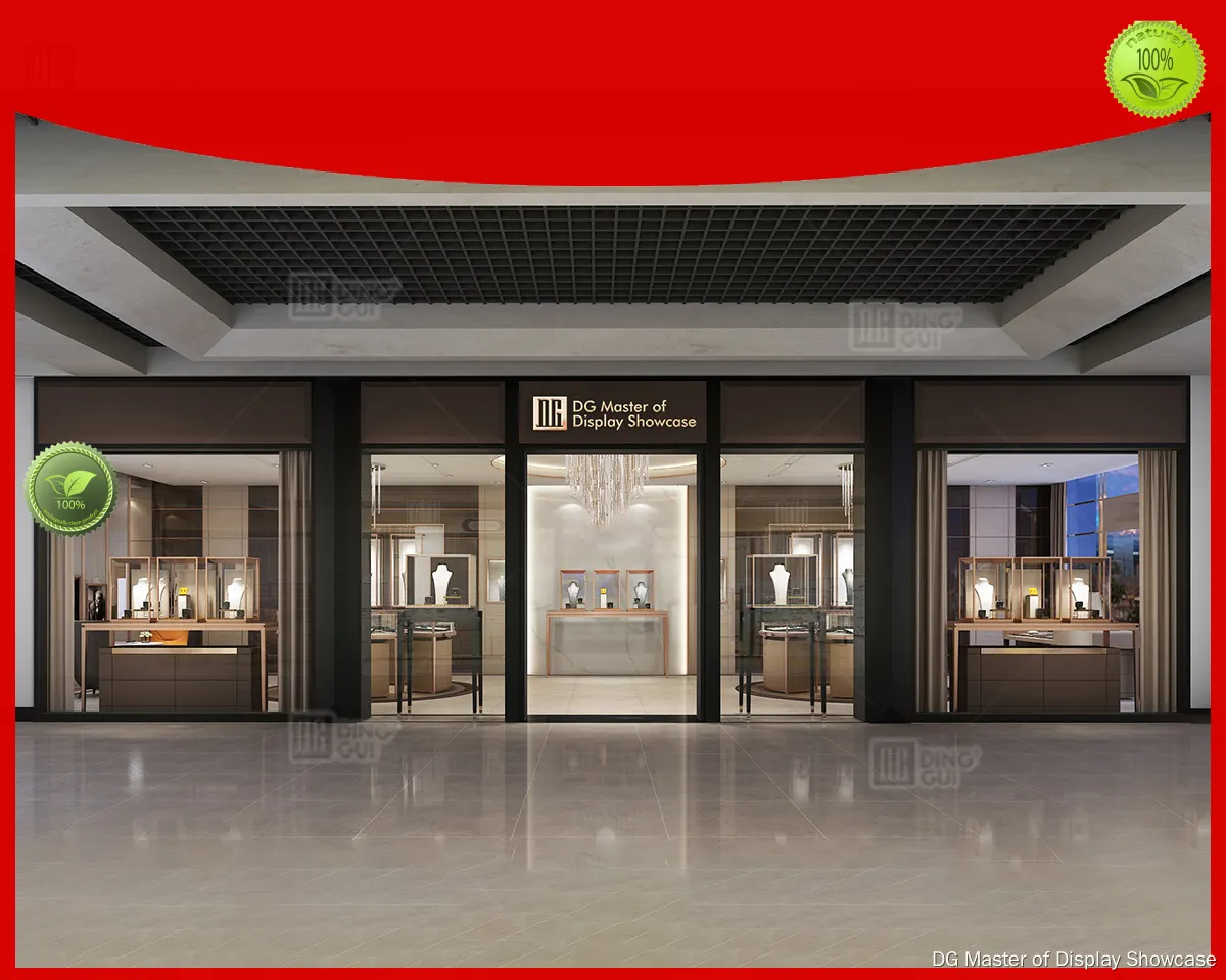 fine quality wall showcase factory | DG Display Showcase 1