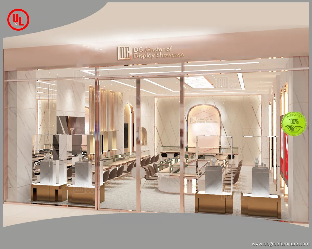 professional wall mounted showcase cabinet design solution | DG Display Showcase 1