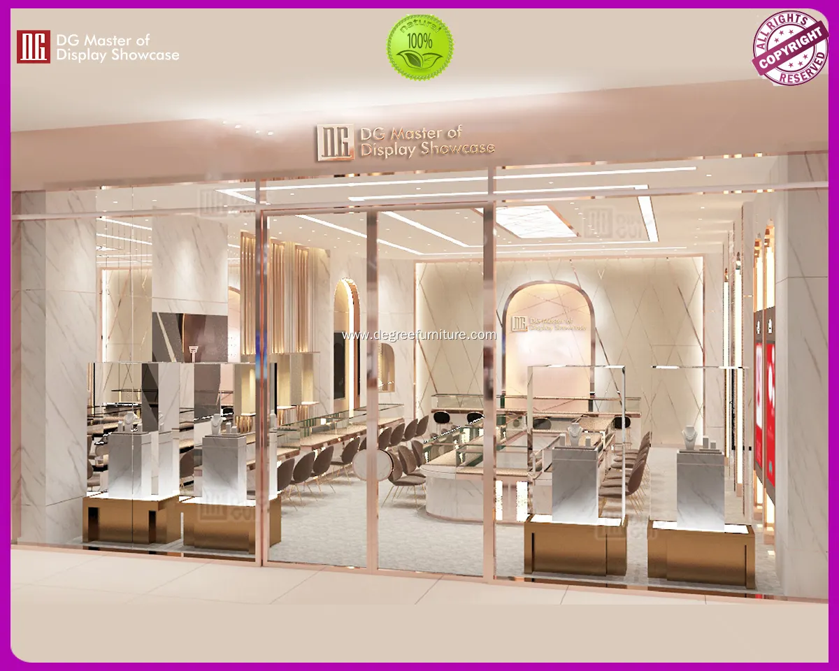 high end Wall-standing display cases wholesale | DG Display Showcase 1