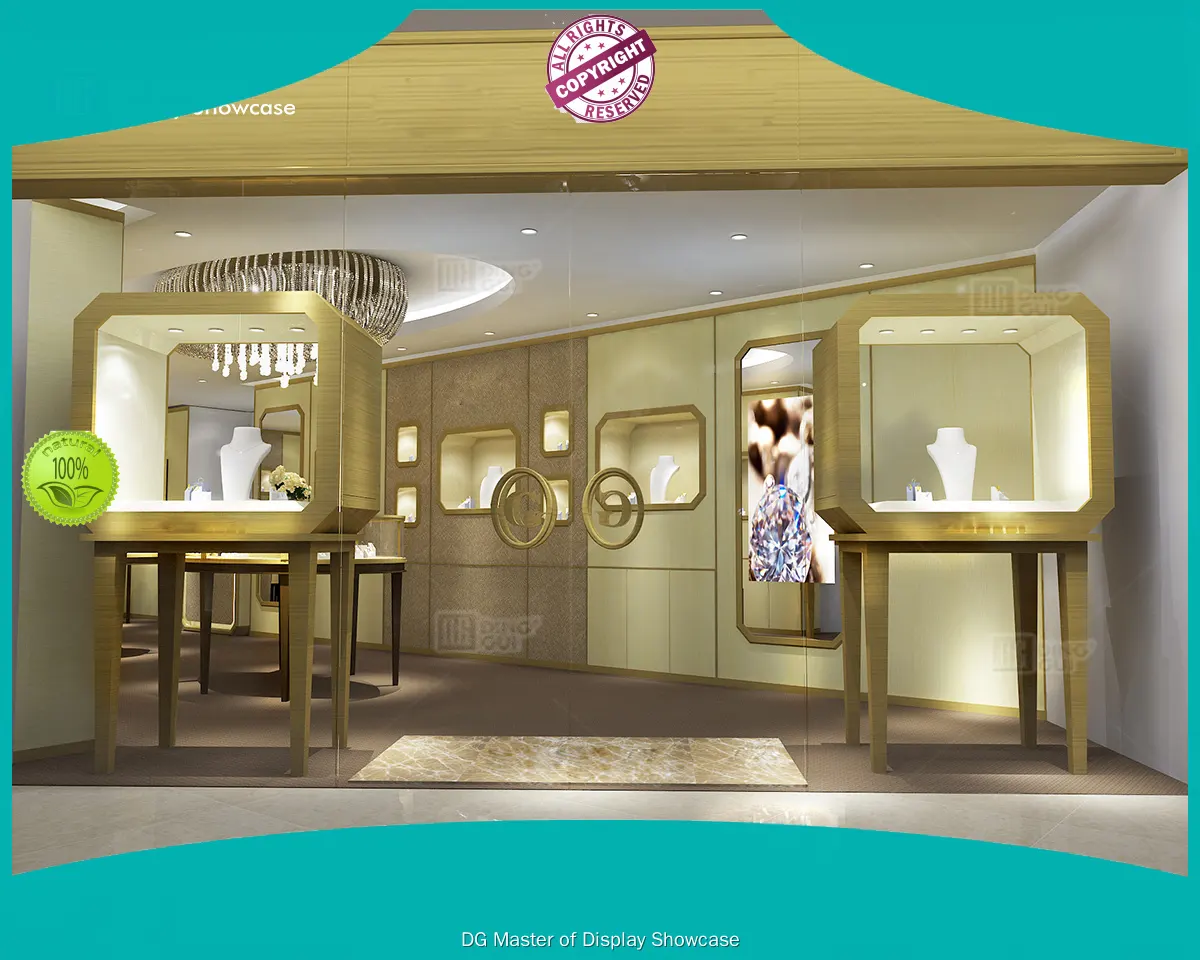 DG Display Showcase | leading jewellery layout design design solution 1