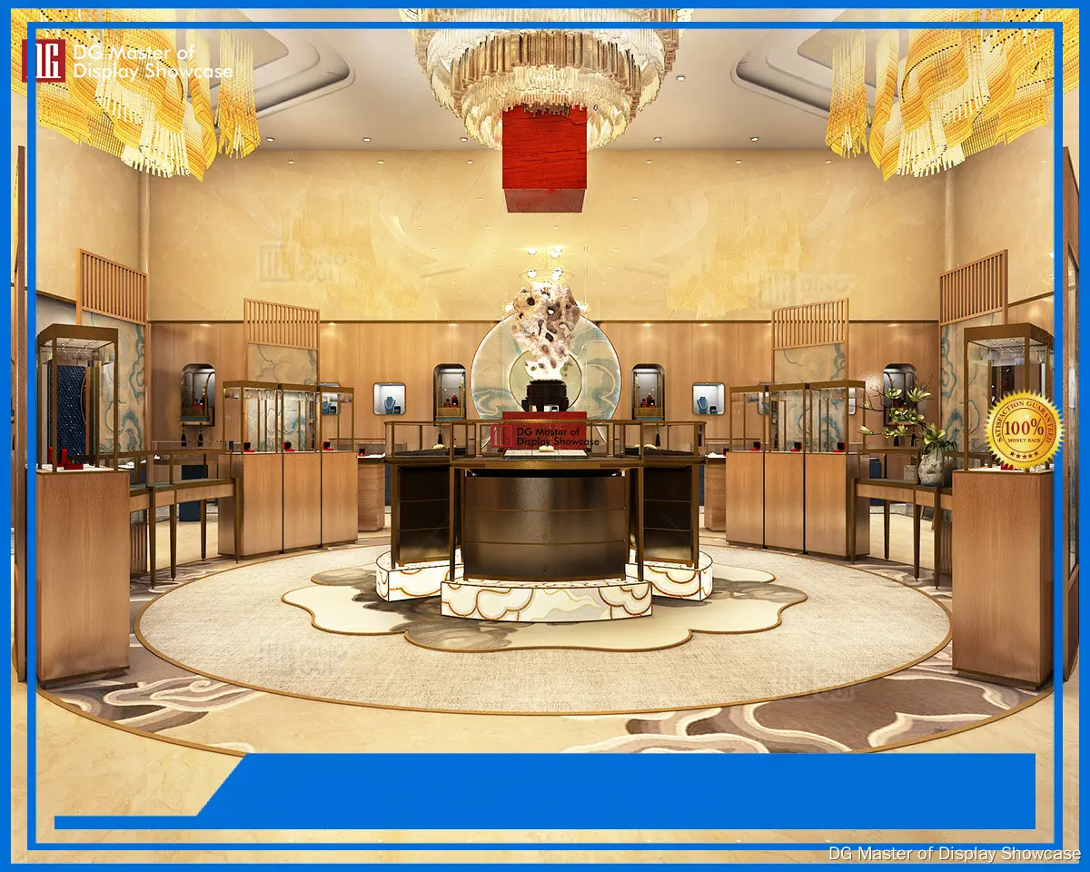 Custom locking wall display case design solution Manufacturer | DG Display Showcase 1