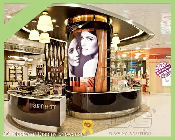 Custom makeup display cabinet manufacturer Manufacturer | DG Display Showcase 1