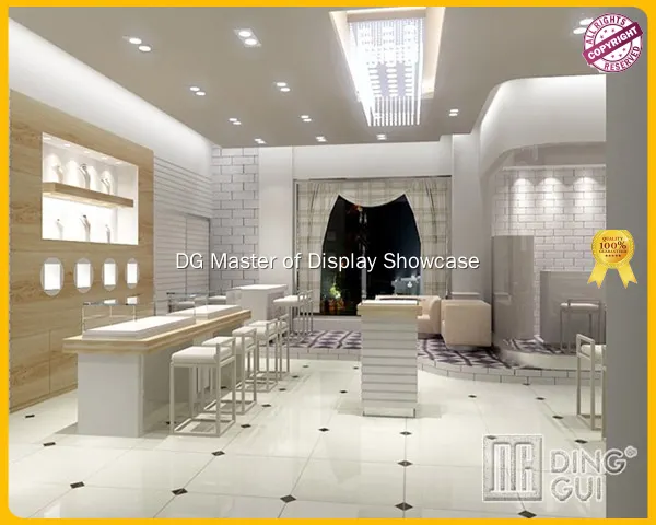 one stop solution jewellery showroom interior design company | DG Display Showcase 1