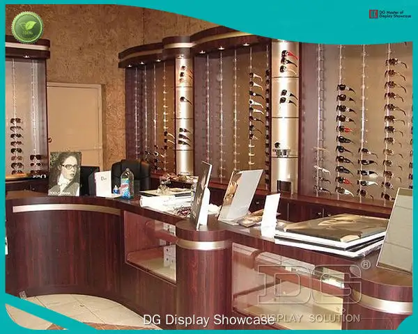 Custom Optical Showcase factory manufacturer Manufacturer | DG Display Showcase 1