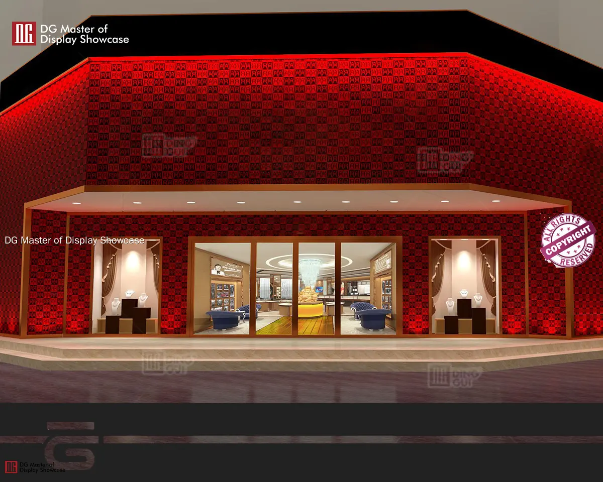 Custom wall mounted display cases for collectibles manufacturer Manufacturer | DG Display Showcase 1