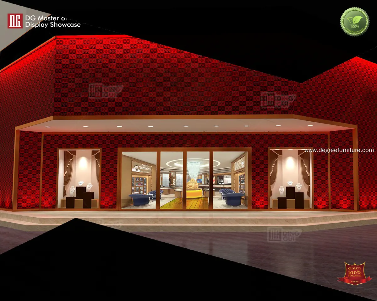 DG Display Showcase | professional wall mounted showcase cabinet factory 1