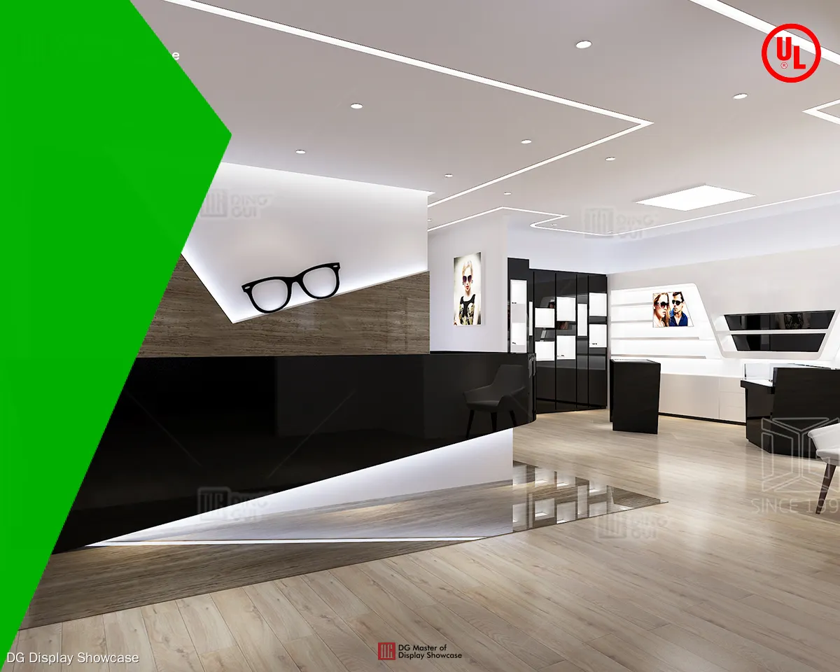 fashion optical display case factory | DG Display Showcase 1