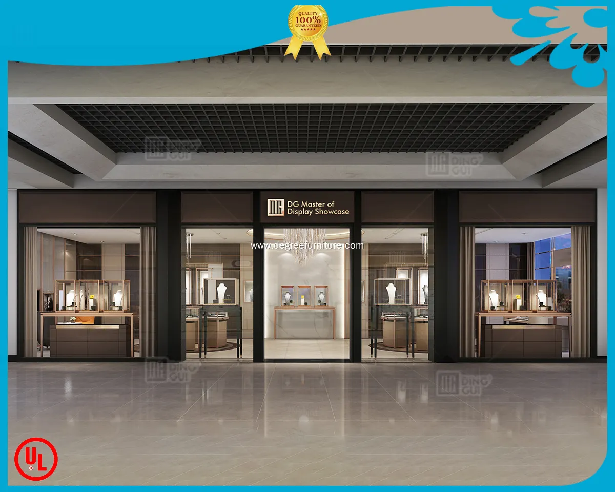 Custom wall mounted showcase cabinet factory Manufacturer | DG Display Showcase 1