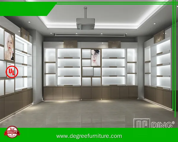 Custom cosmetic showcase manufacturer Manufacturer | DG Display Showcase 1