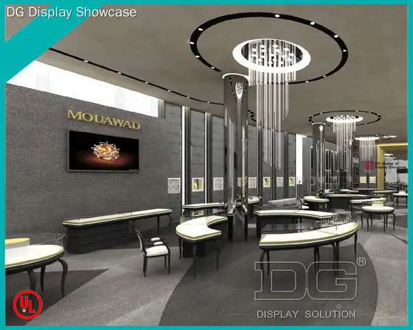 Custom Jewelry Showcase factory design solution Manufacturer | DG Display Showcase 1