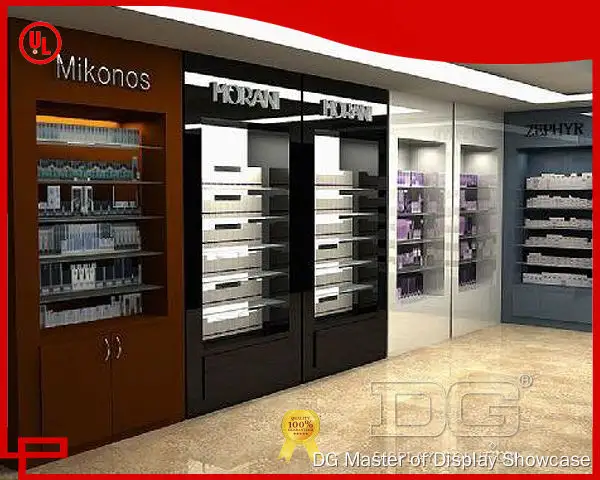 fashion perfume table display supplier | DG Display Showcase 1