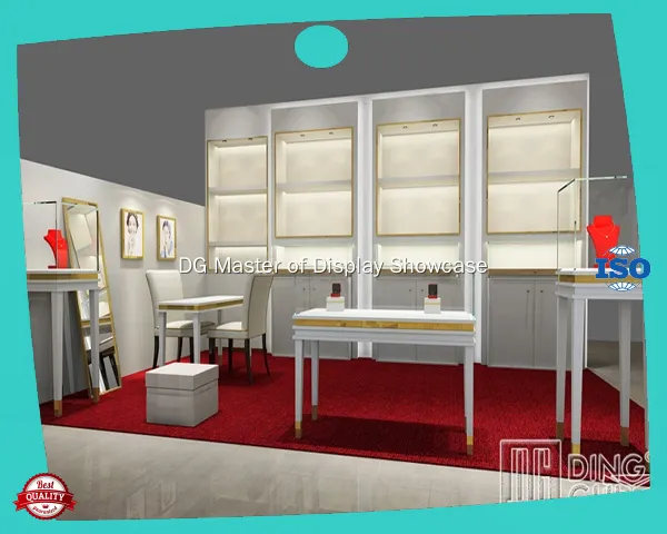 luxury shopping mall kiosk manufacturer | DG Display Showcase 1