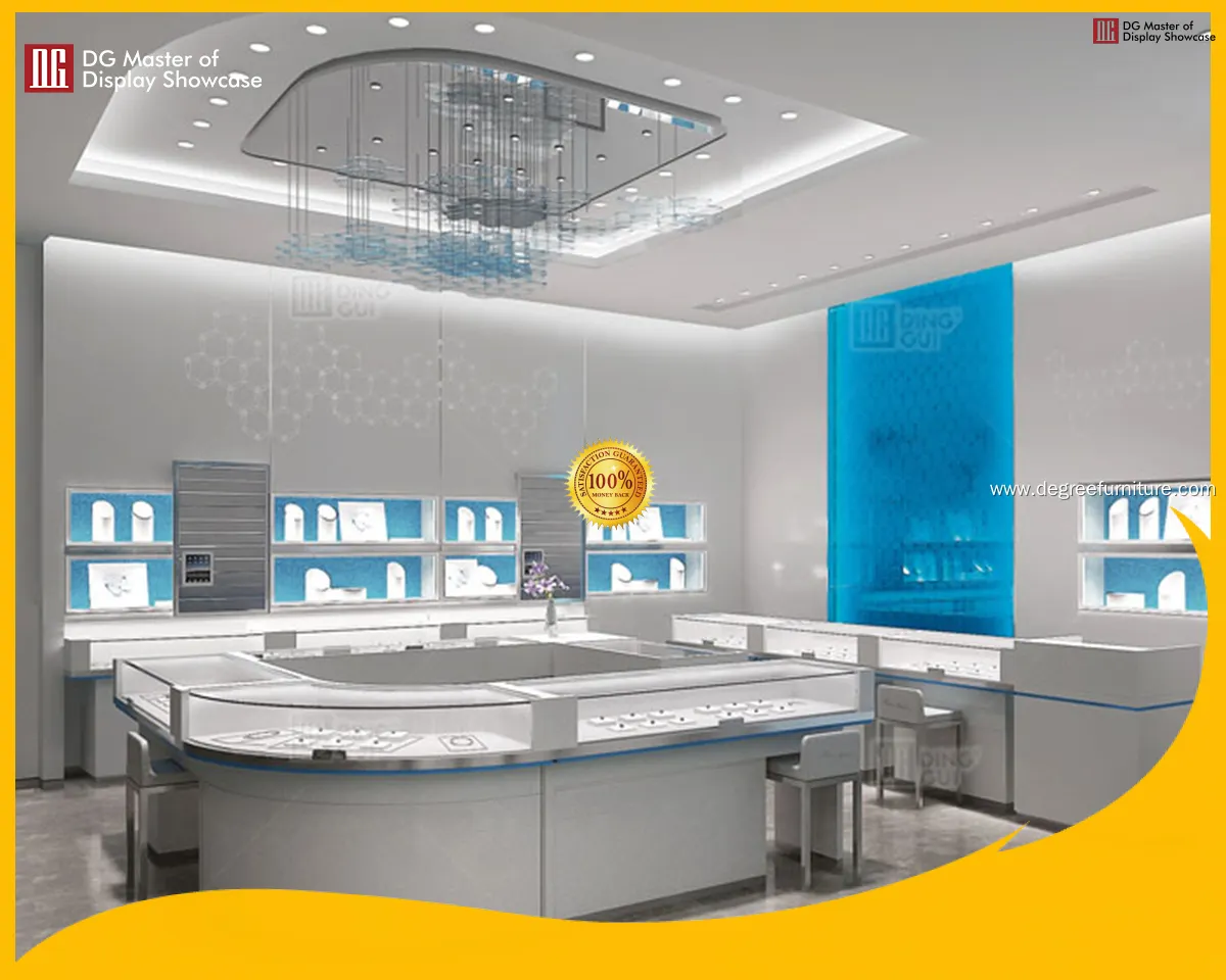 Custom wall mounted display cases for collectibles design solution Manufacturer | DG Display Showcase 1