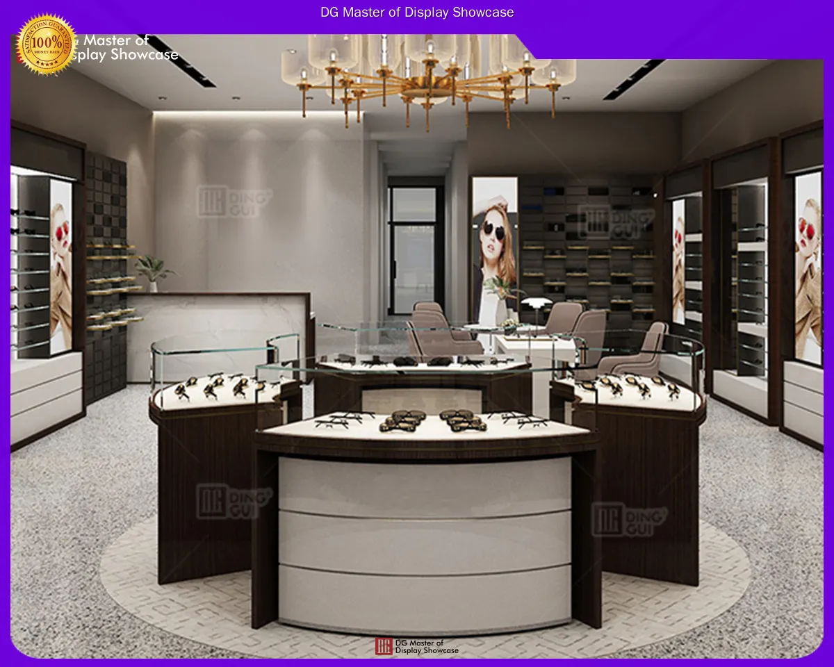 DG Display Showcase | high end optical display cabinets factory 1
