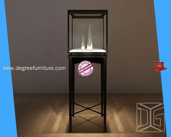 bepoke gold showroom counter design factory | DG Display Showcase 1