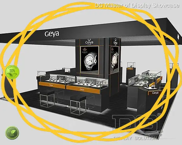 high end showcase for watches with custom services | DG Display Showcase 1